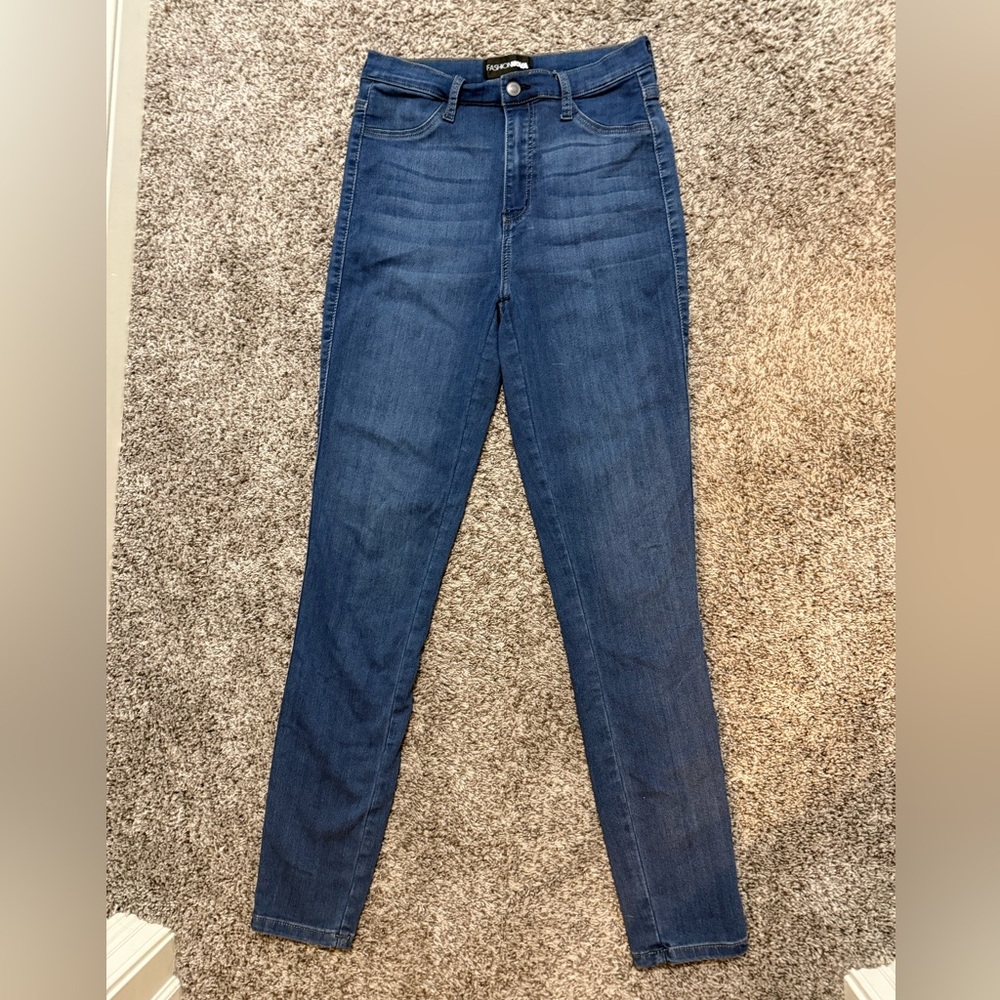 Fashion Nova High Rise skinny jeans size 9 - Picture 2 of 6